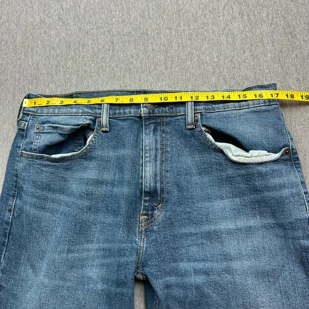 Levi's 505 Straight Leg Jeans Mens 34x31 Blue‎ Denim Pants Classic Red Tab